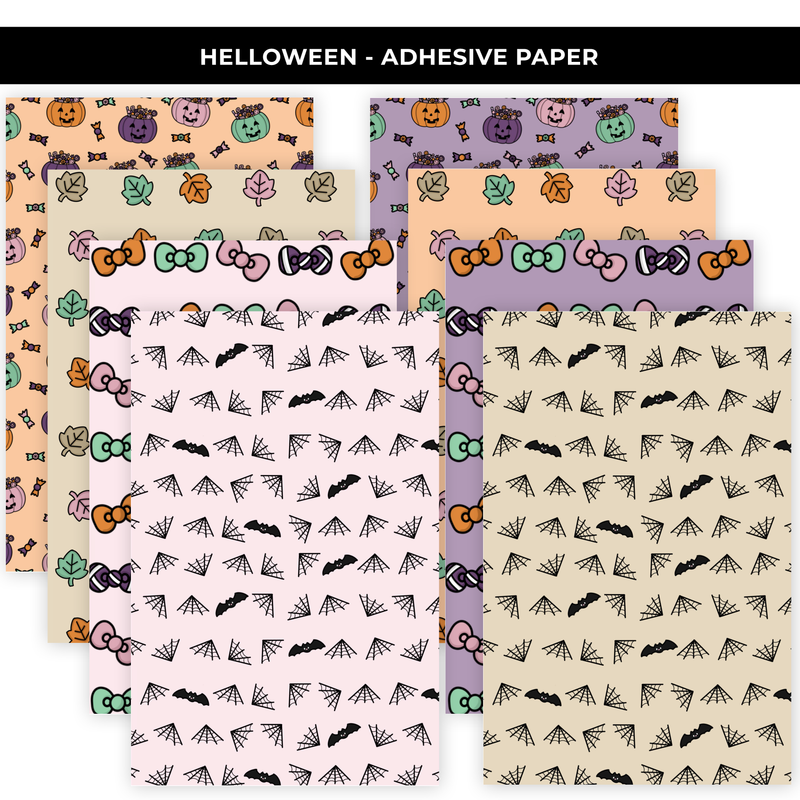 HELLOWEEN ADHESIVE PATTERN PAPER - NEW RELEASE