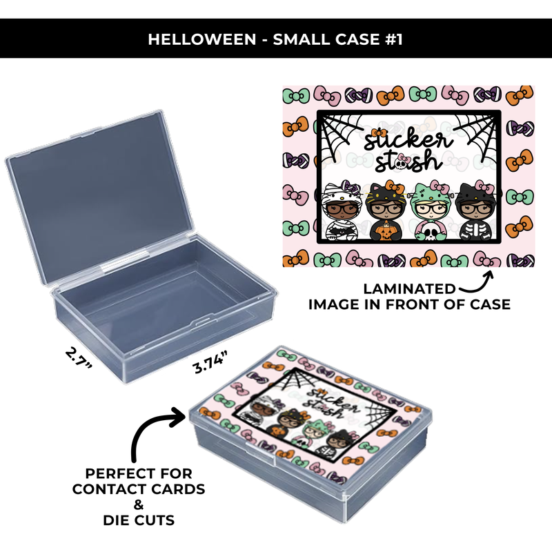 STICKER CASE SMALL 'HELLOWEEN MOXIE CHICKS' - NEW RELEASE