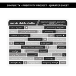 SIMPLICITY - POSITIVITY PROJECT KIT - NEW RELEASE